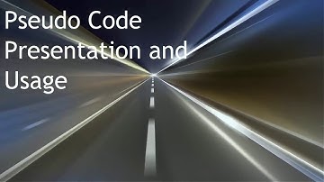 Pseudo Code Presentation