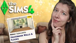 The Sims 4 Marketplace Haussmann Walls & Floors by Syboulette Maker Pack Review | OhcluckGames