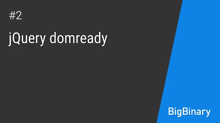 jQuery domready