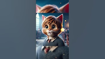 Harry potter 😺🪄Which cat is which character?🧙　#cat  #cats  #catlovers  #harrypotter #ai  #aiart