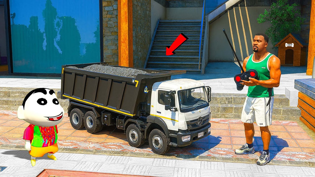 Franklin and Shinchan's EPIC MINI RC TRUCK in GTA 5
