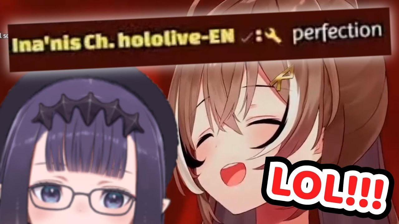 Ina Approb Bae's Impersonation of Mumei Singing Her Original Song【Hololive EN | Hakos Baelz x Mumei】