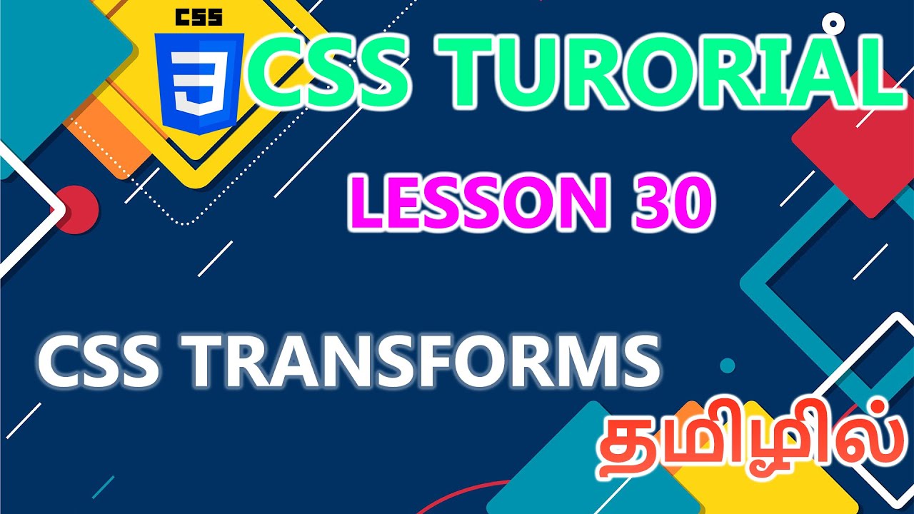 CSS Transforms Lesson - 30 - YouTube