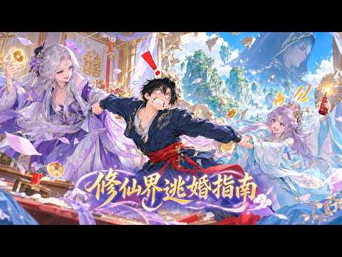 【新番上線】📢雙喜逃婚！ 一個被老祖强娶，一個被少主逼婚，兩個苦命難友組隊橫掃整個修仙界！ 《修仙界逃婚指南》#ai #漫劇 #anime