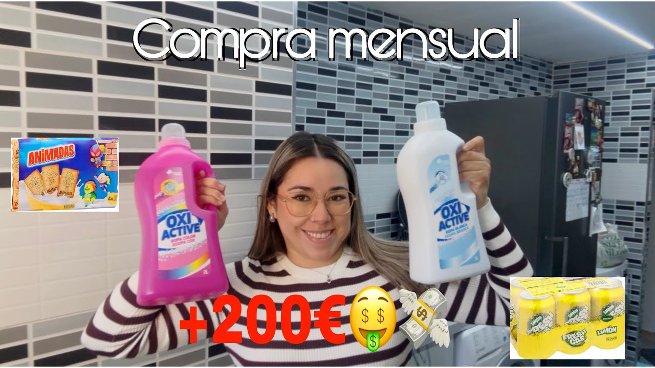 🛒COMPRA MENSUAL DE MERCADONA🍼 4 PERSONAS EN CASA🤑CON PRECIOS🛁