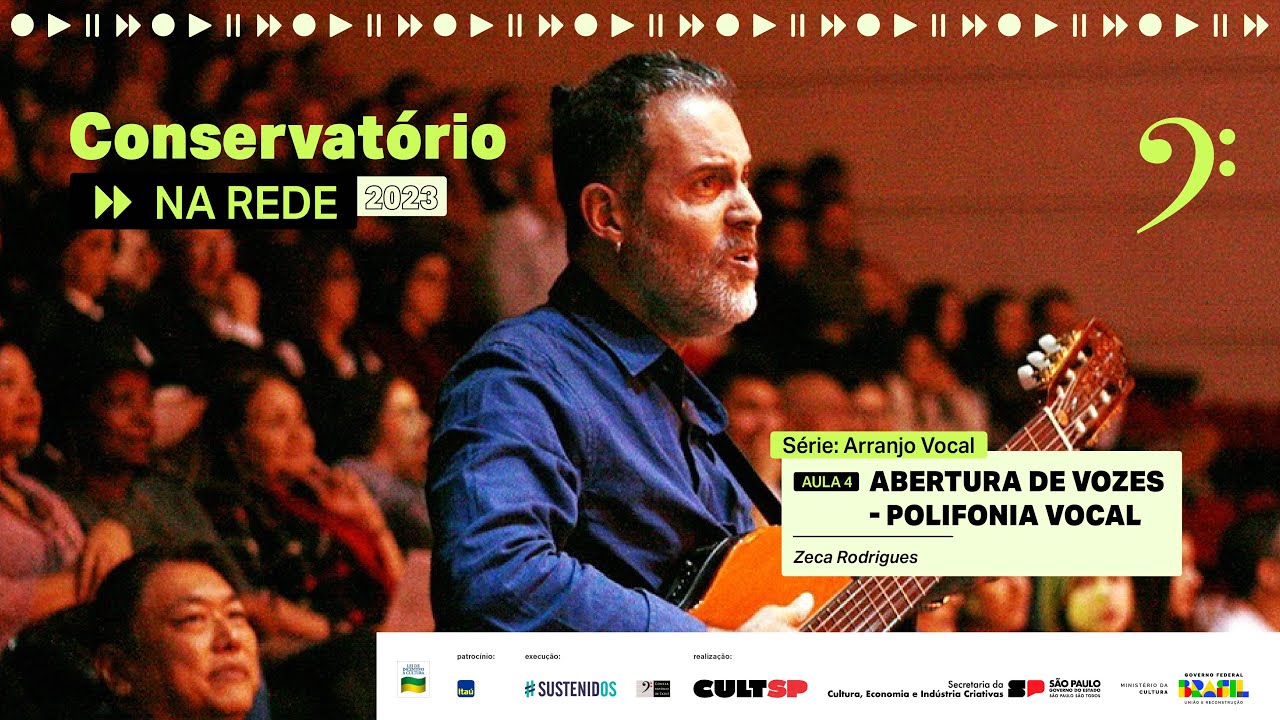 Arranjo vocal - AULA 4: Abertura de vozes - polifonia - Conservatório na Rede 2023