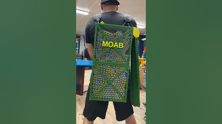 This is a NERF Minigun! (The MOAB)
