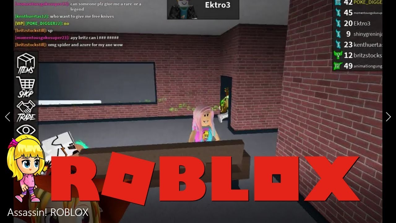 Roblox Assassin Gameplay Chloe Tuber - 