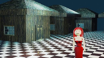 Low Poly Girl Walk´Cycle - Blender 2.8 Eevee Character Animation