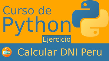 Ejercicios Básicos Python 🐍 - Cálculo del dígito de control del DNI  de Peru, validar DNI de Peru