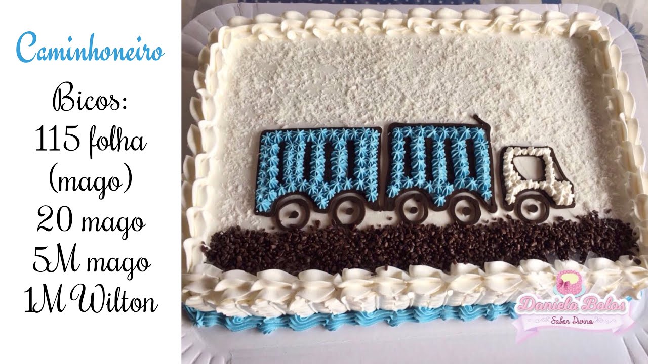 Bolo tema Leo e o caminhão  Festa de caminhão, Belos bolos de  aniversário, Bolos de aniversário
