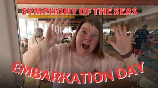 What it's REALLY like on EMBARKATION DAY on Royal Caribbean's Symphony of the Seas