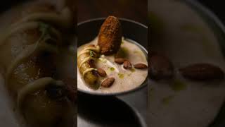 Plating Banana Textures at Five Senses Restaurant Menu Tasting Event