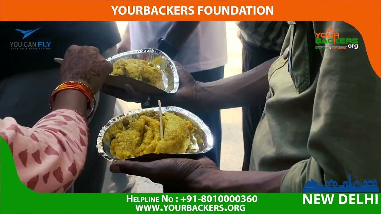 13th Oct 2022  Eradicate Hunger – Food Distribution Activities by Yourbackers New Delhi