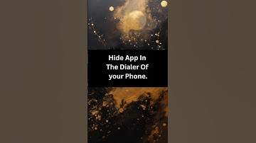 Hide Apps in Dialer 🔐📲.