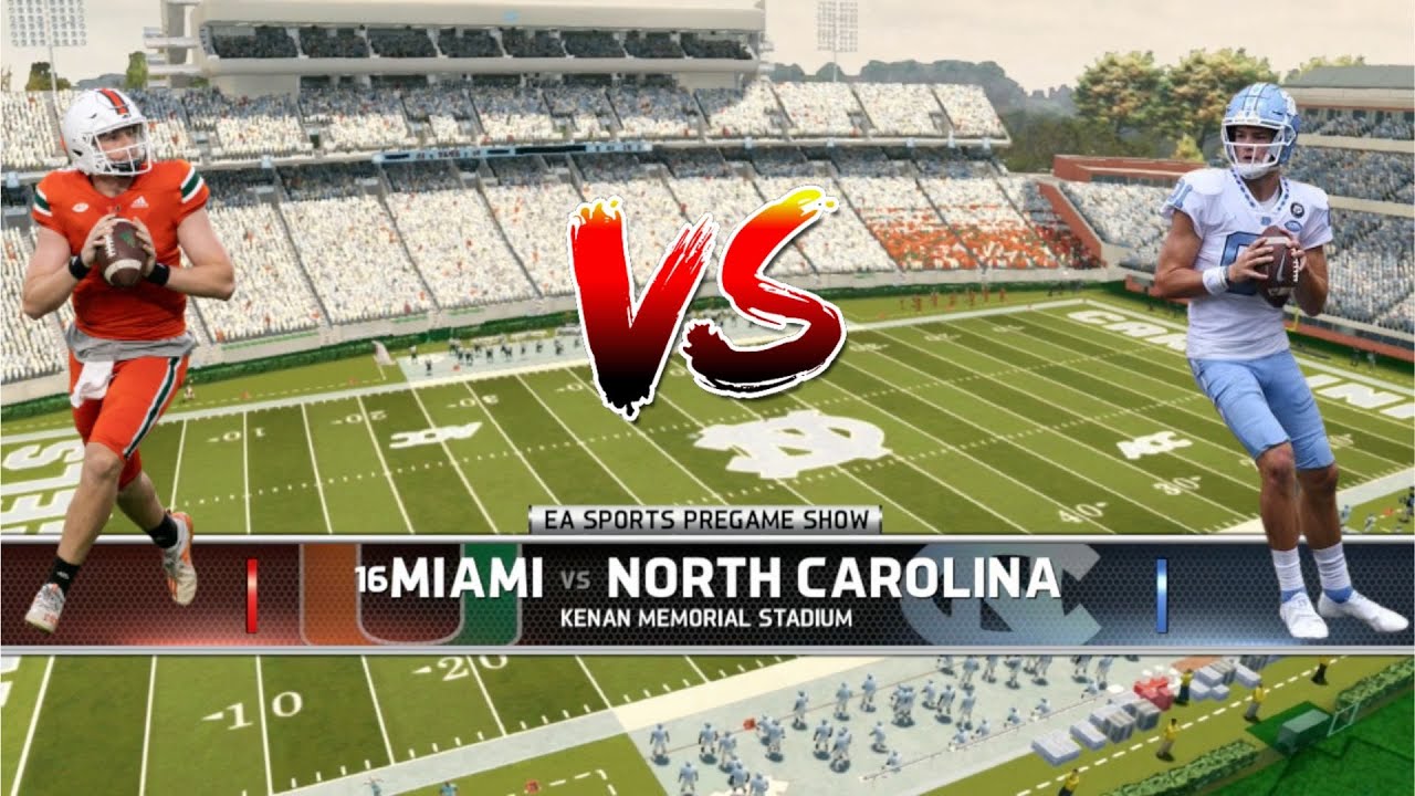 Miami Hurricanes v UNC Tar Heels | Week 7 2023 | ACC Conference Rivalry ...