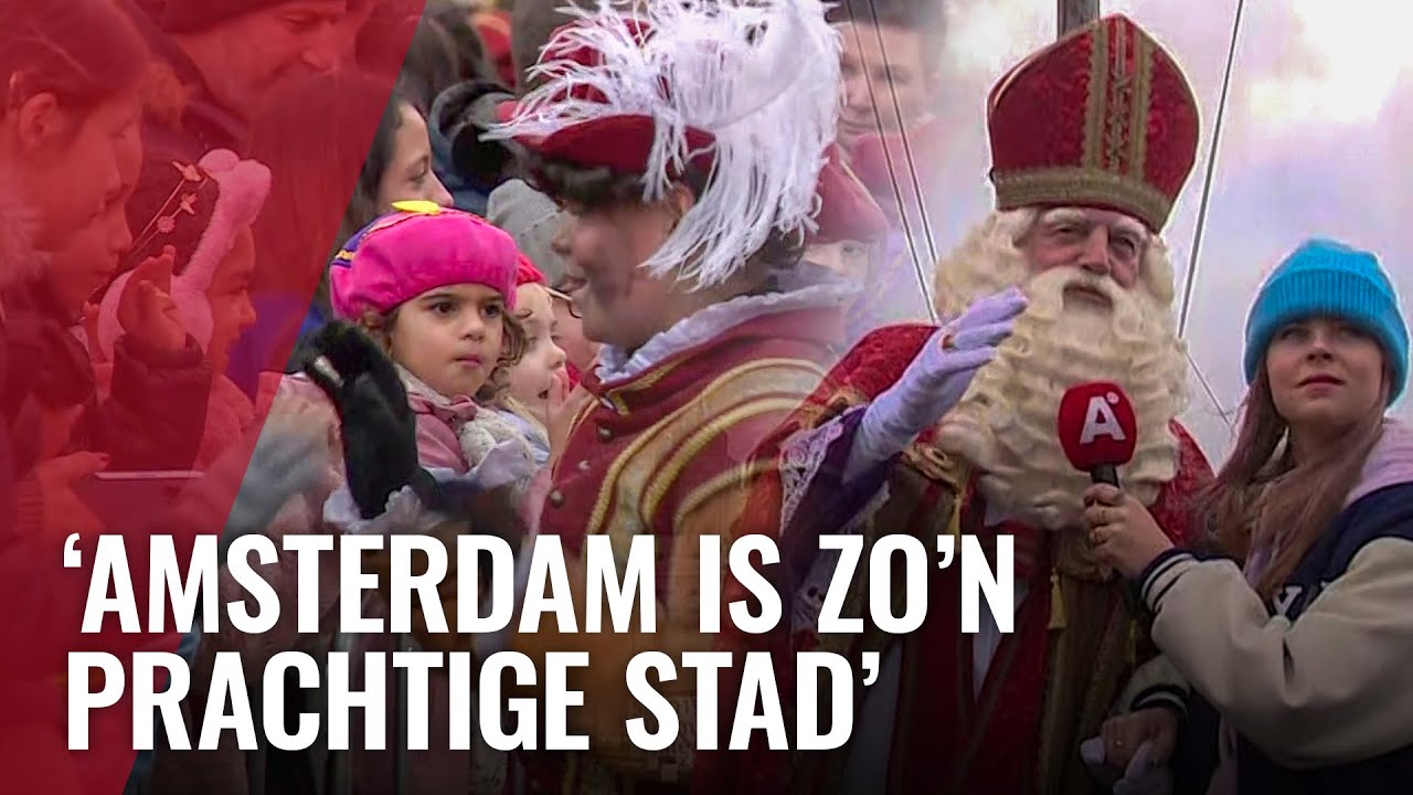 Sinterklaas is weer in Amsterdam: zo verliep de intocht