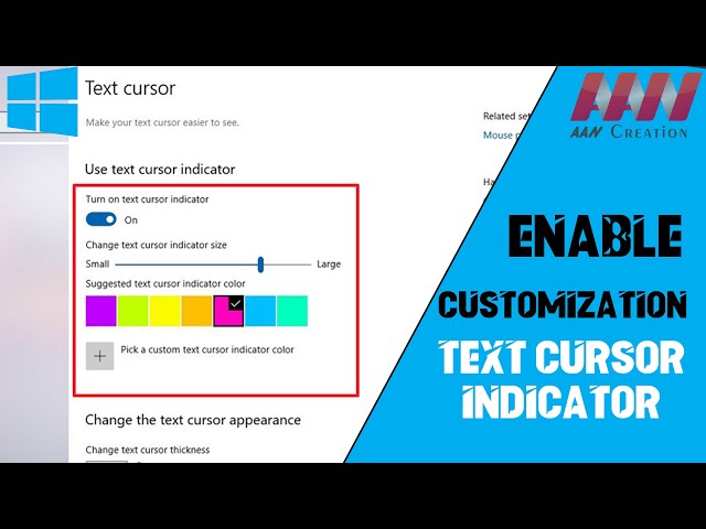 How to Change Text Cursor Thickness, Indicator, and Color - MajorGeeks