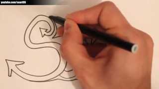 How to draw the name Sarah