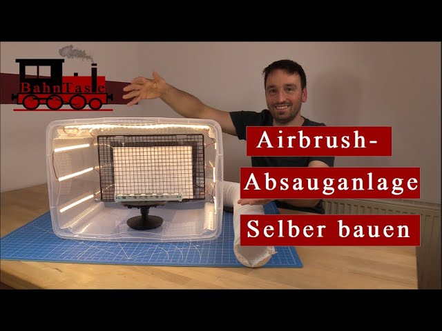 Airbrush Absaugung selber bauen 
