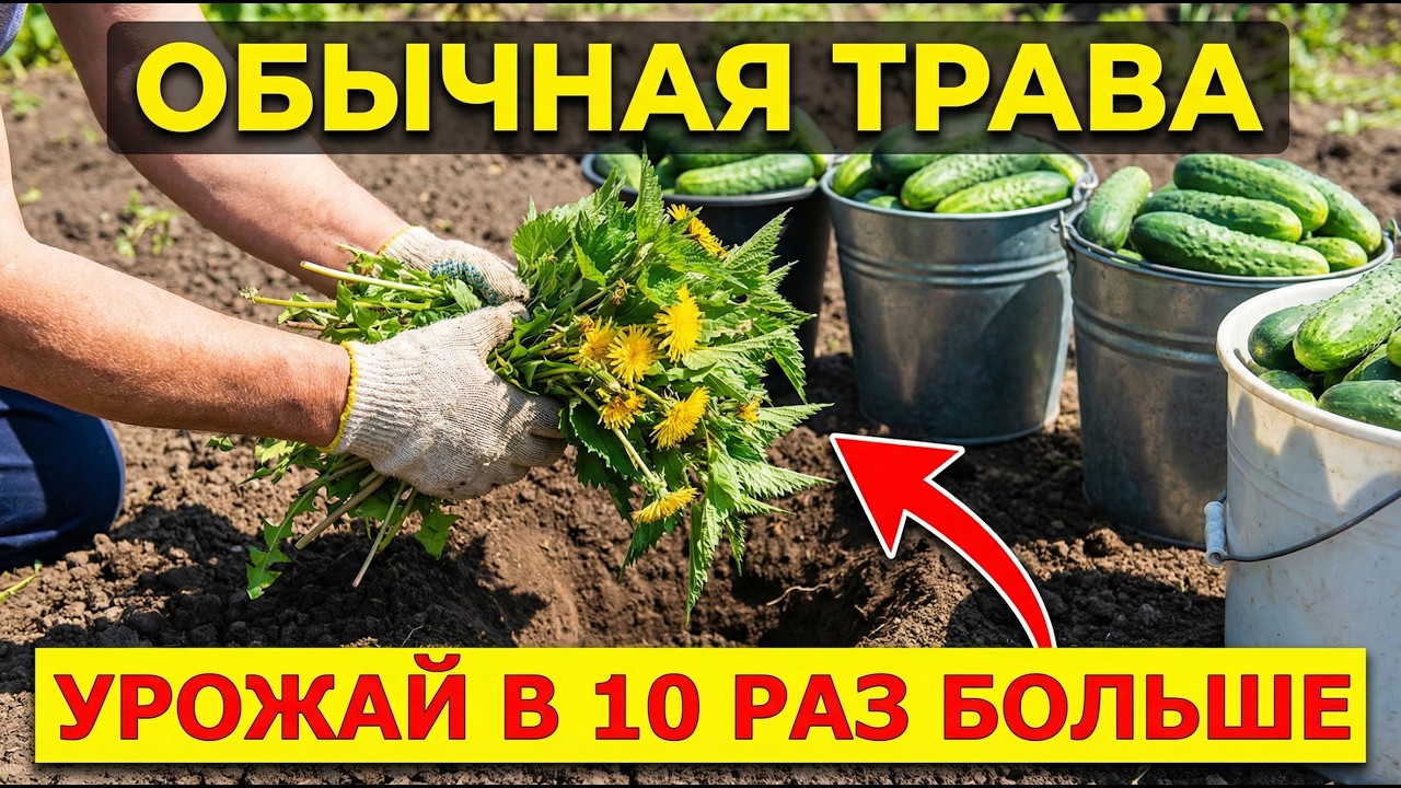 Брось ЭТО в Лунку и Огурцы Попрут Вёдрами! (Бесплатно)