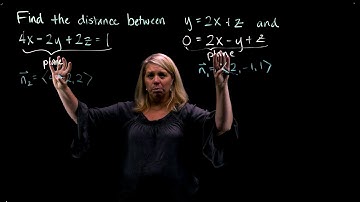 Points, Lines and Planes Examples: Distance Between Two Planes