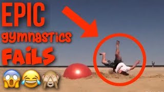 TRY NOT TO LAUGH: EPIC GYMNASTICS FAILS (91% fail)