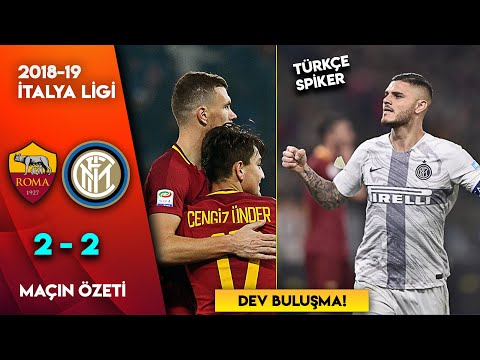 Roma 2-2 İnter | 2018 İtalya Serie A - Türkçe Spiker