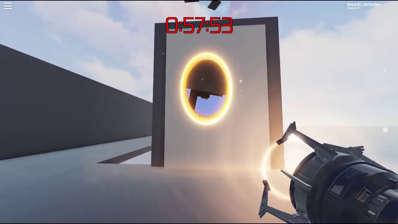 melhor jogo de portal gun do roblox - YouTube