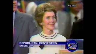 1976 RNC, Governor Ronald Reagan