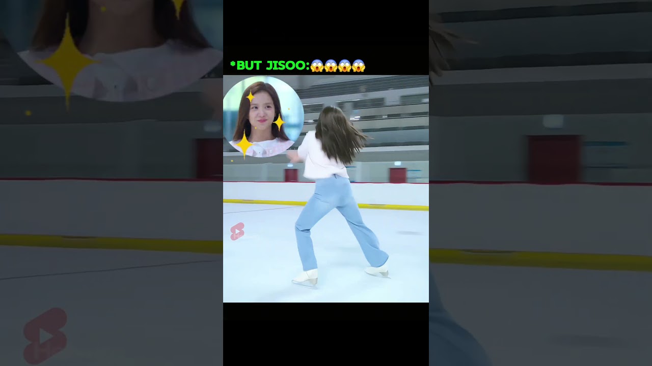 Jisoo's ice skating skills in the movie are amazing!!🤩🤩😱😱 #blackpink