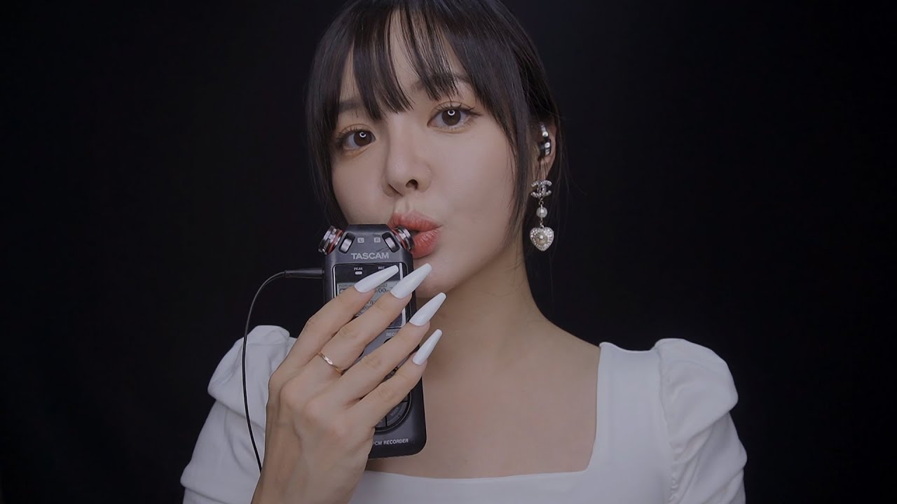 ASMR Ear-Tingling Mic Biting + Soft "mm, ahh..." Whispers