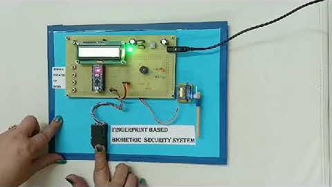 FINGERPRINT BASED BIOMETRIC SECURITY SYSTEM
