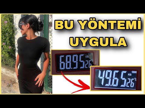 BU YÖNTEM İLE DİYETSİZ 19 KİLO VERDİM!