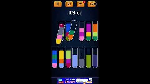 Water Sort Puzzle - Color Liquid Sorting Game Level 595 Solution