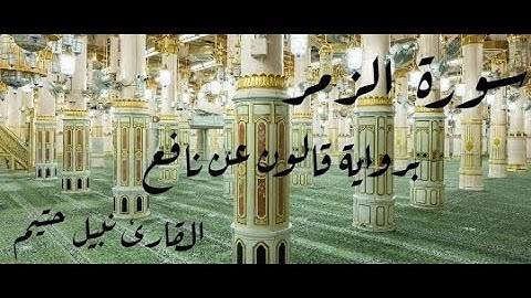 سورة الزمر برواية قالون عن نافع - القارئ نبيل حتيم