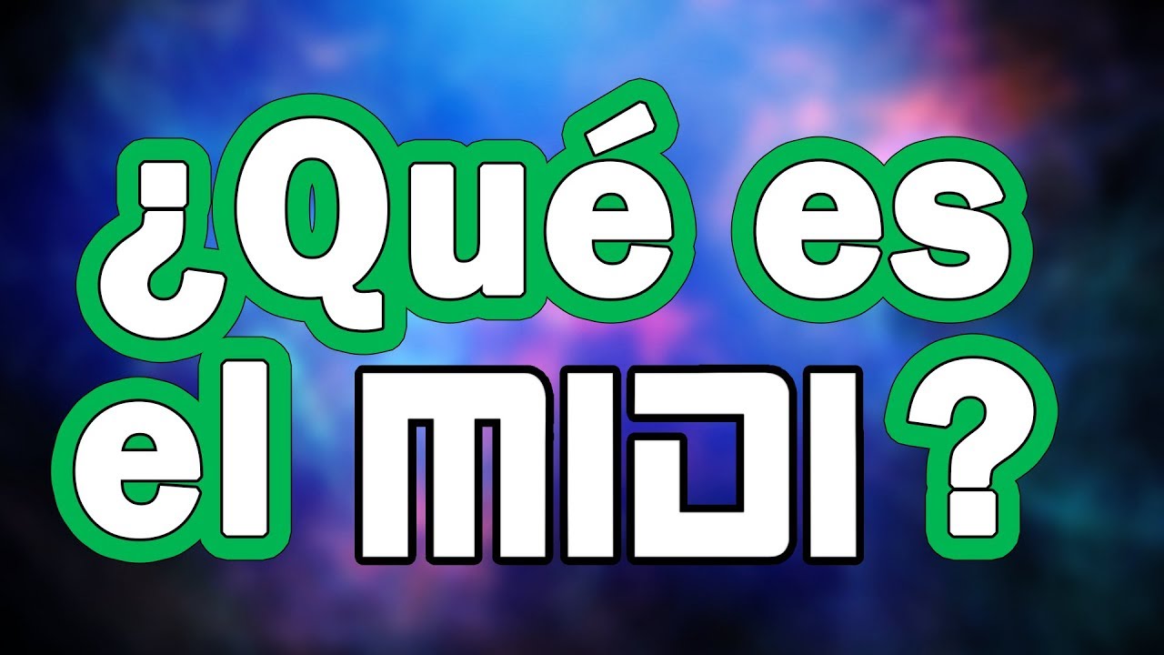 Qué es MIDI