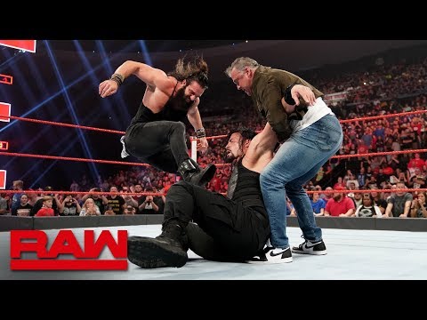 Shane McMahon and Elias interrupt Roman Reigns vs. Drew McIntyre: Raw, May 6, 2019