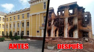 10 imágenes antes y después de la invasión a Ucrania