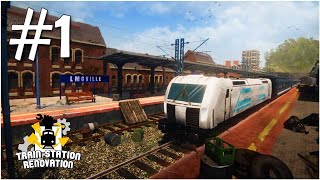 Trực Tiếp Game TRAIN STATION RENOVATION #1 CHƠI THỬ GAME GIẢ LẬP LÀM LAO CÔNG GA TÀU LỬA screenshot 5