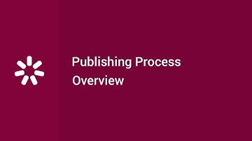 Publishing Process Overview