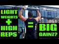 Super Light Weights for Super Big Gains? (Science Explained)