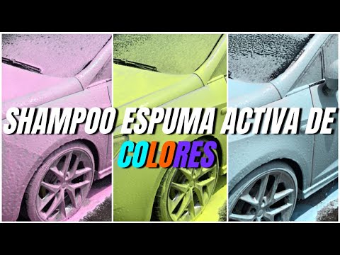 COMO HACER UN SHAMPOO ESPUMA ACTIVA DE COLORES 