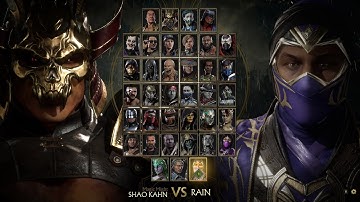 Mortal Kombat 11 Gameplay: Shao Kahn vs Rain