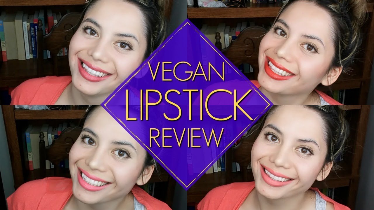 Madam Glam Vegan & Cruelty Free Lipstick Review - YouTube