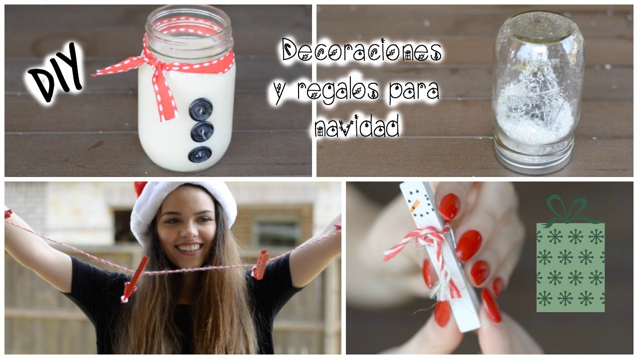 DIY 3 IDEAS FÁCILES PARA REGALAR Y DECORAR EN ESTA