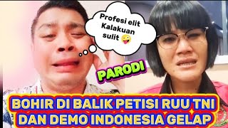 MARCELA SANTOSO  BOHIR INDONESIA GELAP MENGIS MINTA MAAF, PAK PRABOWO: 'TIADA MAAF BAGIMU'