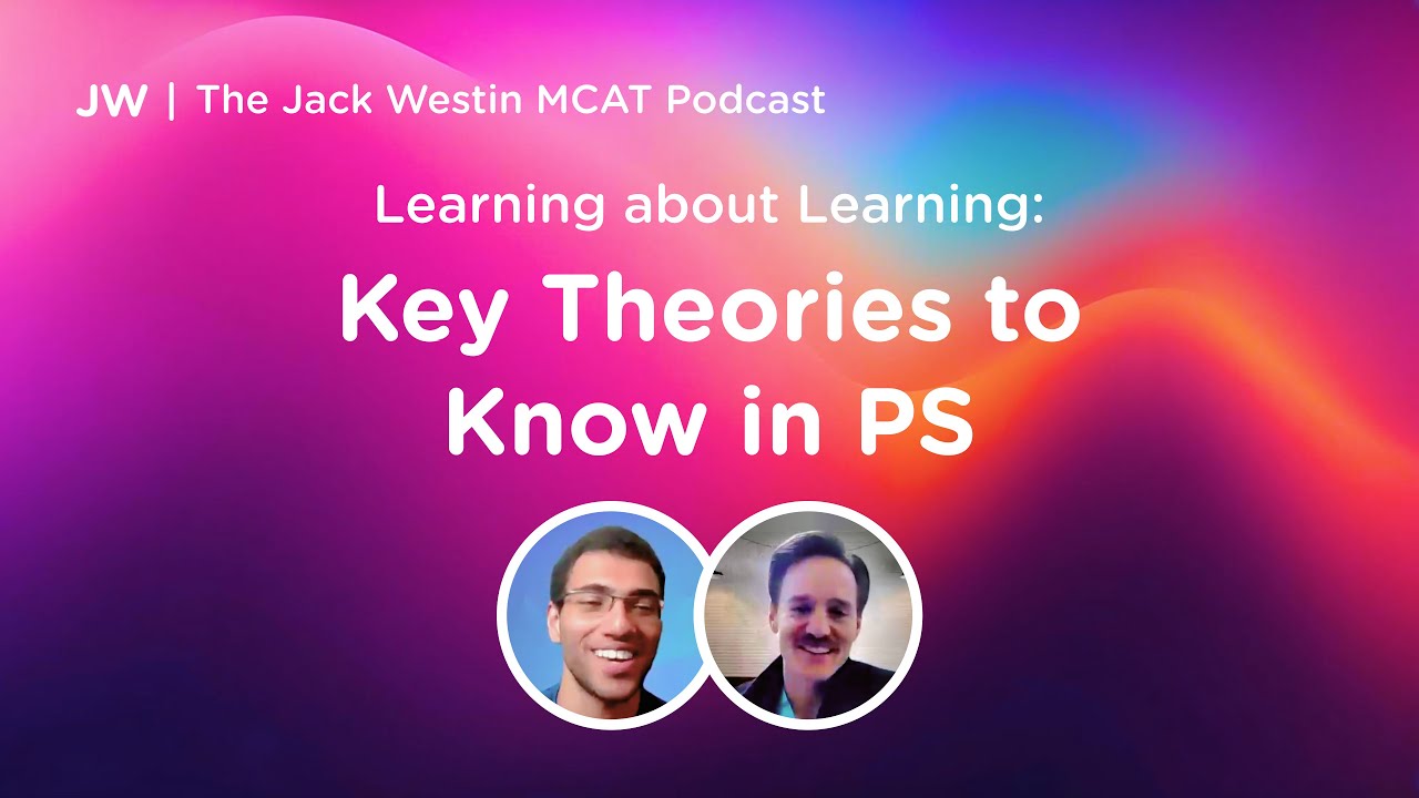 Learning about Learning: Key Theories to Know in PS I Jack Westin MCAT Podcast