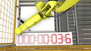 Digital Twin Simulation of Robotic Lineside Sealant Dispense Operation