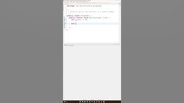 Write a java program to print the factors of a given number | Java | #shorts